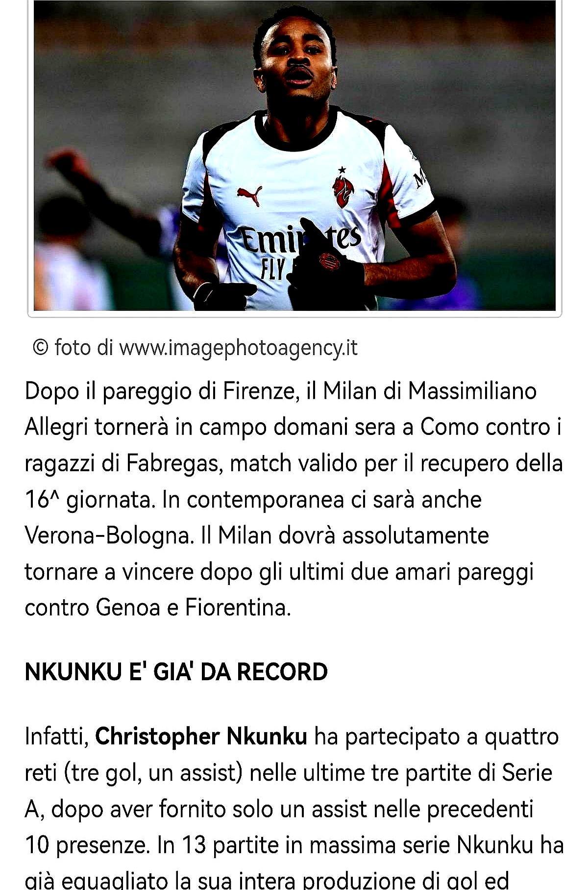 3700万砸来的恩昆库，前10场只送1助攻，米兰球迷差点把“退货”打在公屏。