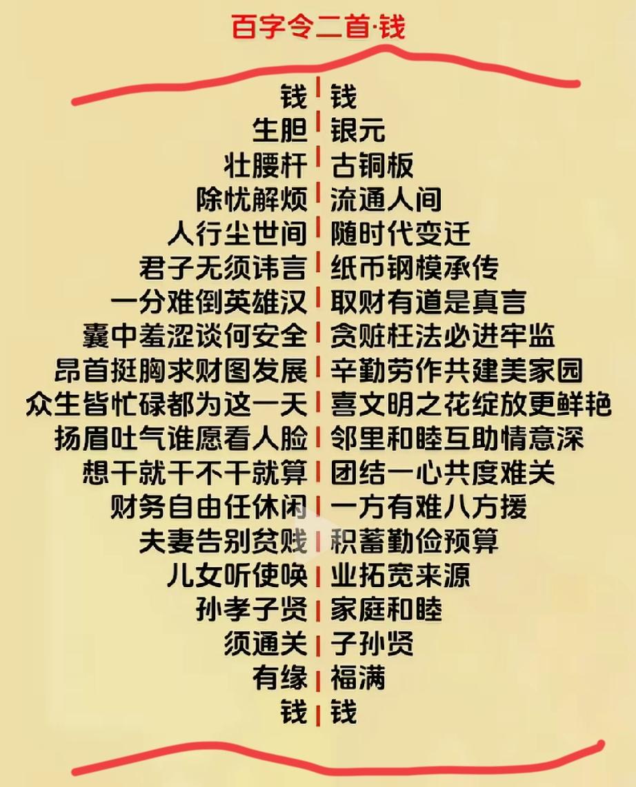 钱一般情况是有钱的都会说钱不重要因为他不穷，越穷，钱就越重要省着，省着