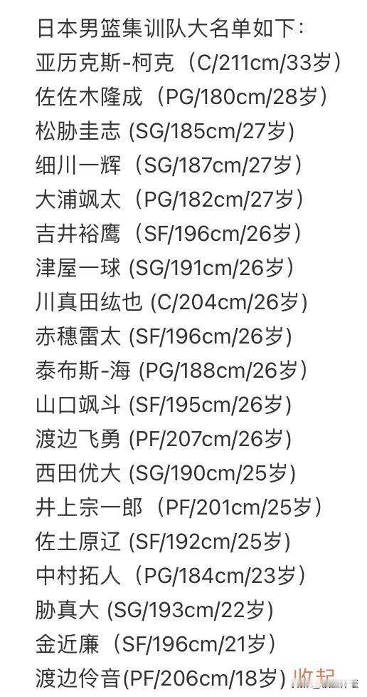 不把日本男篮打出翔来，不算我们赢。看看日本队刚刚公布的亚洲杯预选赛中日二番战