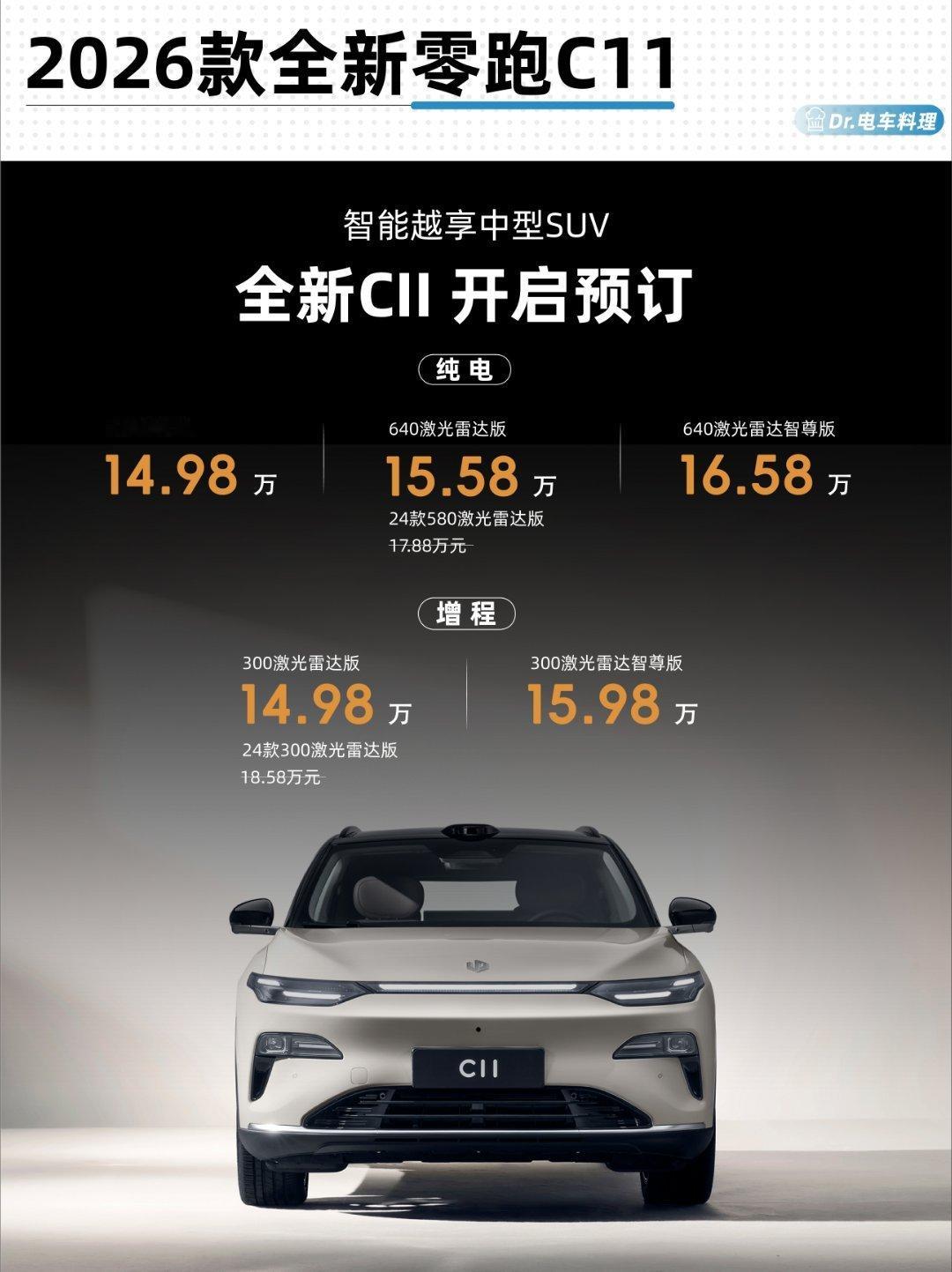 全新零跑C11，这个价格香吗大v聊车零跑全新c11不用纠结直接买​​​