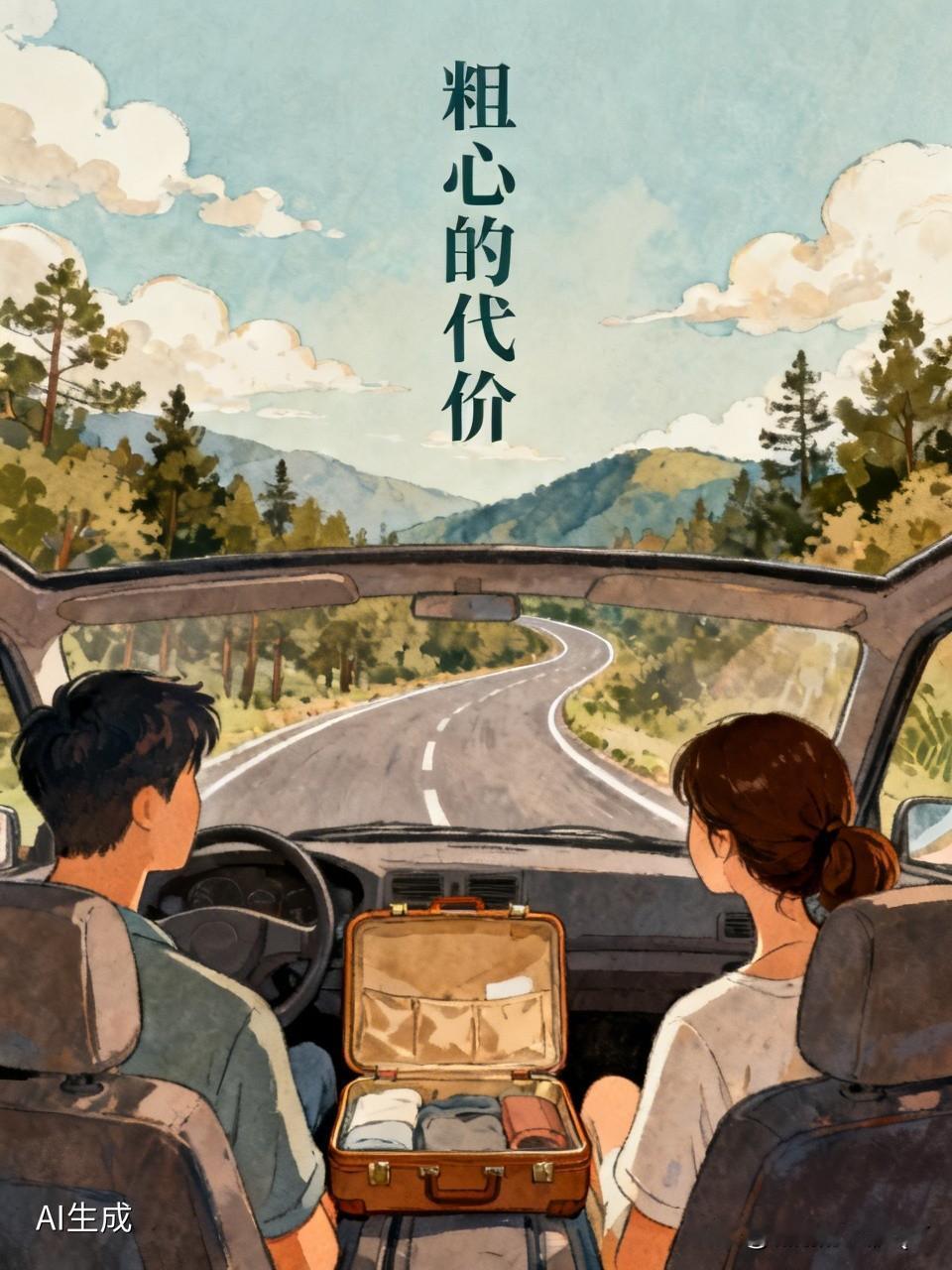 有一对夫妻从酒店出来往家走，走到半道上，妻子突然一拍脑袋说：“咱们回酒店吧！”老