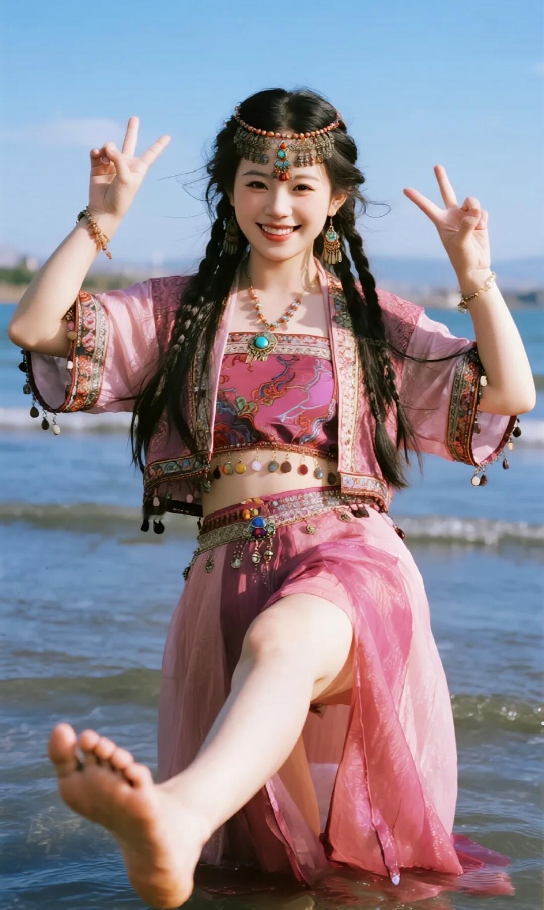 海边少女