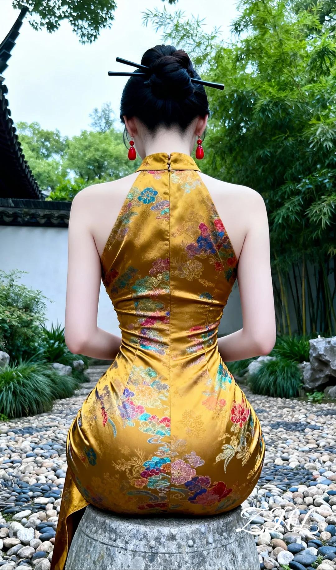 新中式旗袍背影杀，真的爱了！【4】