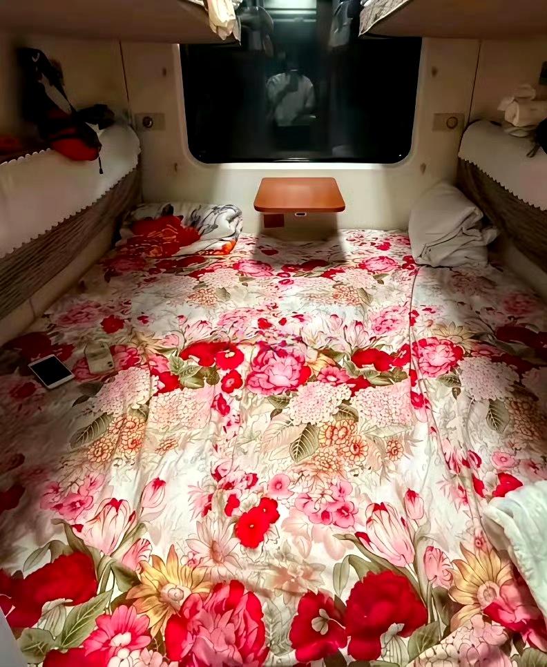 这是真把高铁当自己家了。​​​