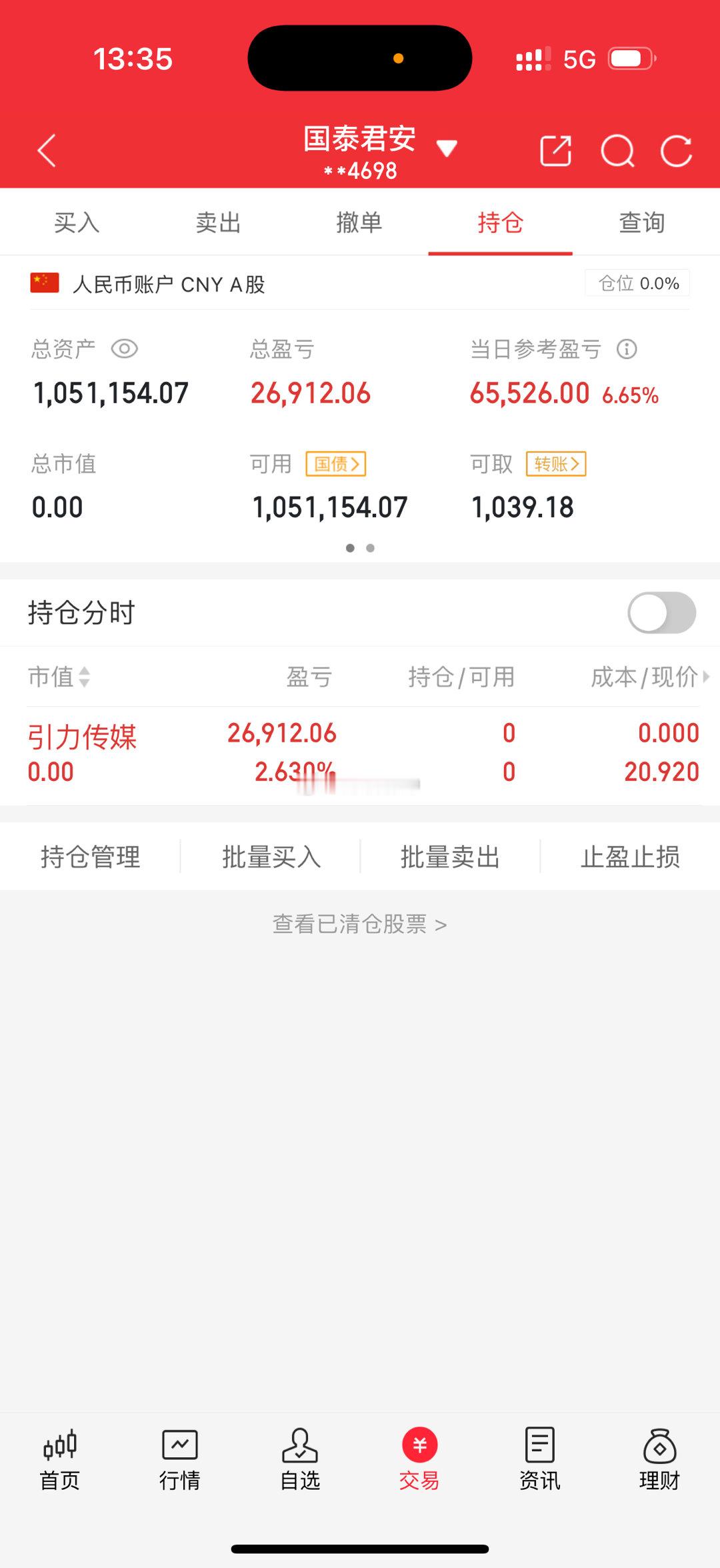 扬眉吐气！终于回血6.5万，蚊子小都是肉！支持我的朋友，点赞👍评论8888来一