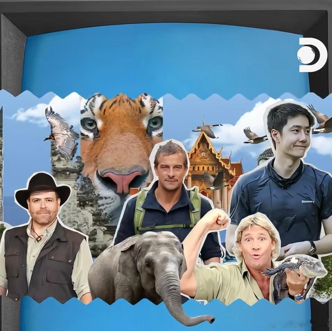 谁懂这张图的含金量。Discovery发文庆祝世界电视节快乐，王一博是唯一亚洲面