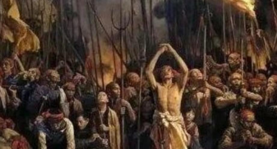 1863年，成都，翼王石达开被凌迟处死。他身边的妻子刘王娘在绝望中高喊：“李复遒