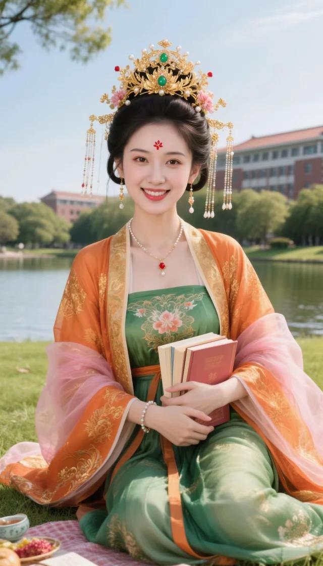 《兼修》优雅何惧随色改，风华浸骨自从容。外形纵使随时尽，学富五车成鼎铭。