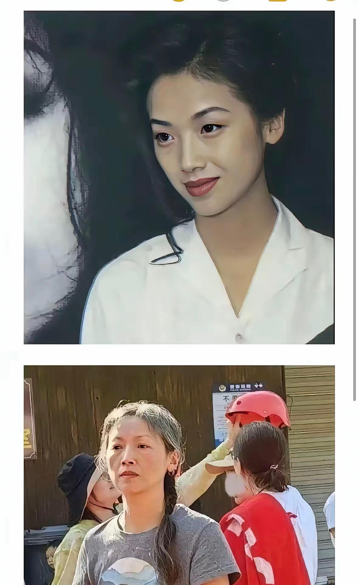 以前多漂亮啊，现在也老了岁月是把杀猪刀啊