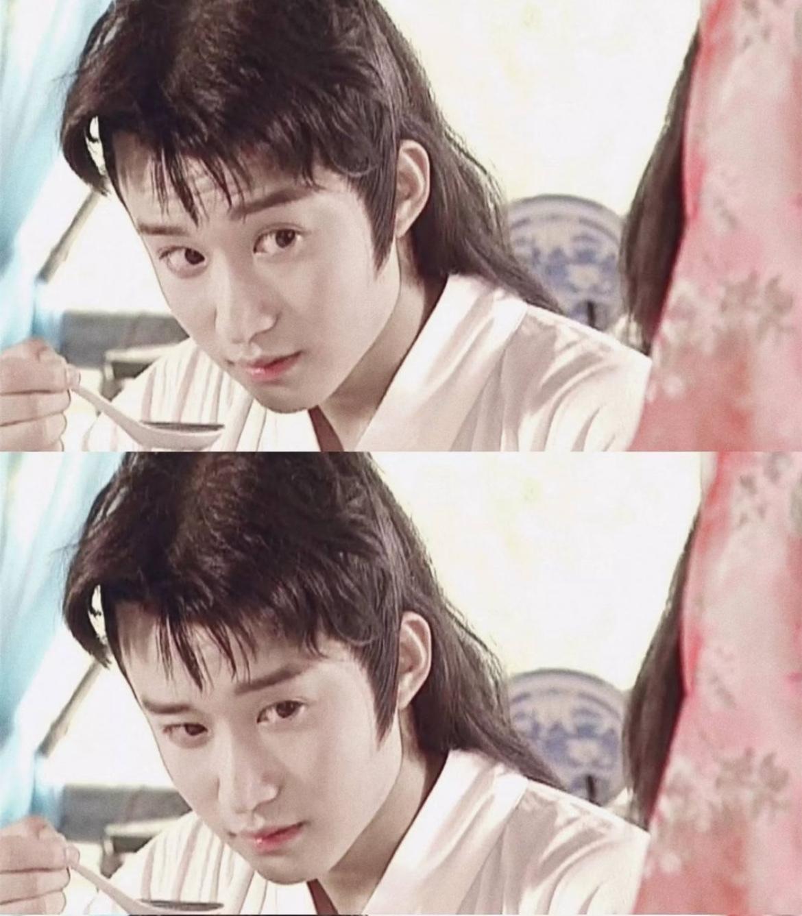 吴京年轻的时候太奶油小生了，网友说他娃娃脸太可爱，影响戏路发展。吴京回答：我会