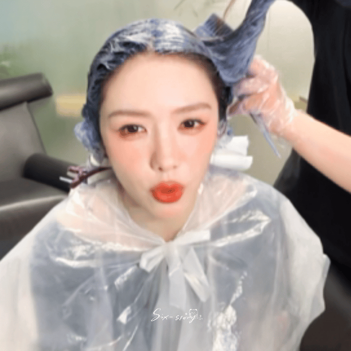 蔡文静直播好真实一个女明星蔡文静直播染头整整六小时！话多到全程嘴几乎没停过六小