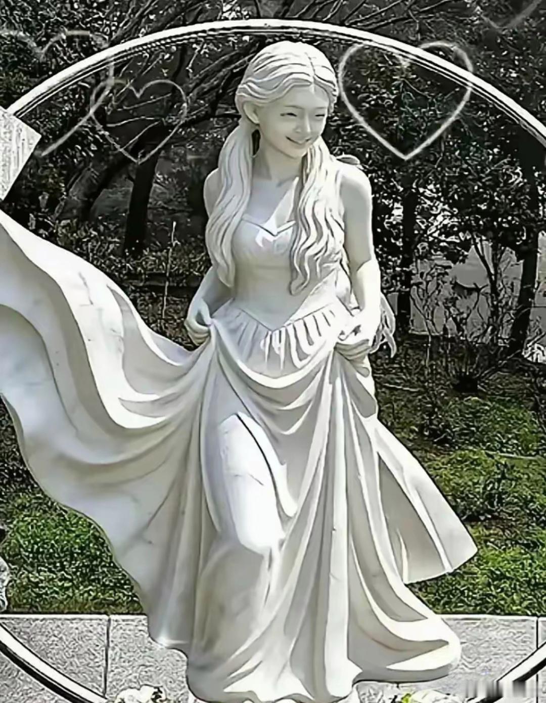 网友们改的大S雕像太美了吧，这才是她最美的样子。你们觉得呢？