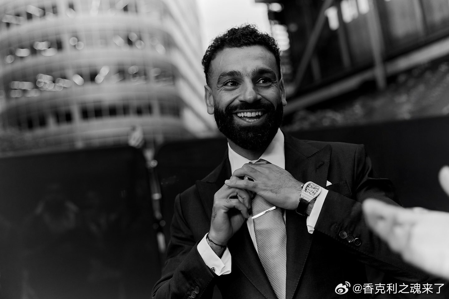 萨拉赫的黑白颁奖仪式​​​