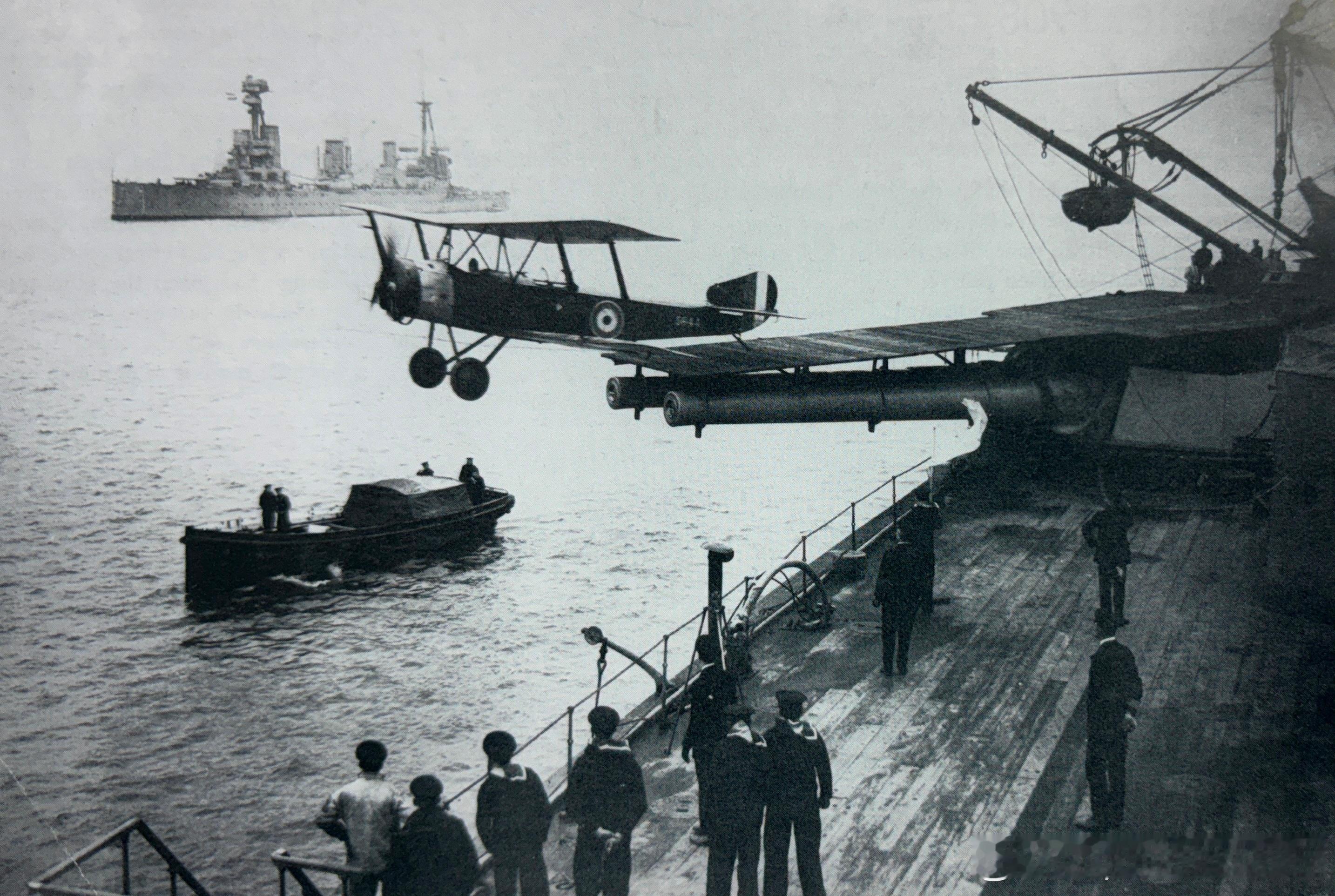 1917年1架SopwithPop从新西兰号炮塔横梁上起飞军事历史全触达