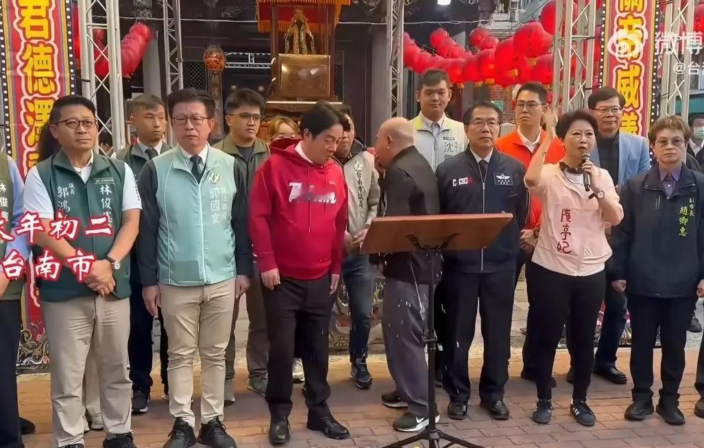 从台北到台南​，赖清德令“神灵”作呕？2月18日，赖皮蛤蟆在台南的台湾祀典武庙拜