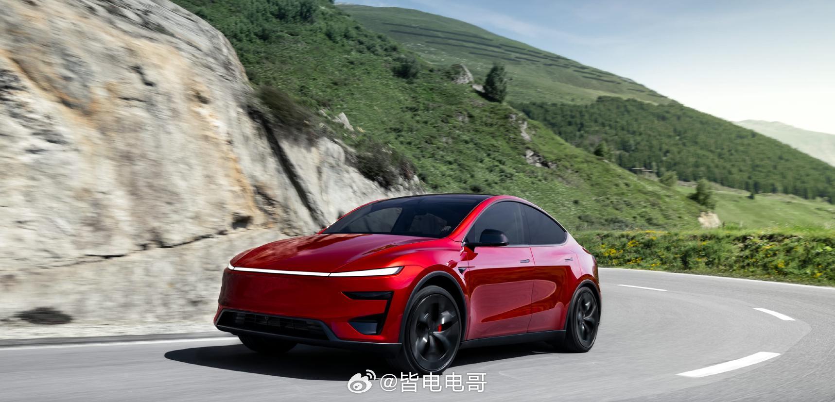 特斯拉ModelY Performance在欧洲上线了。前后包围调整，WLTP