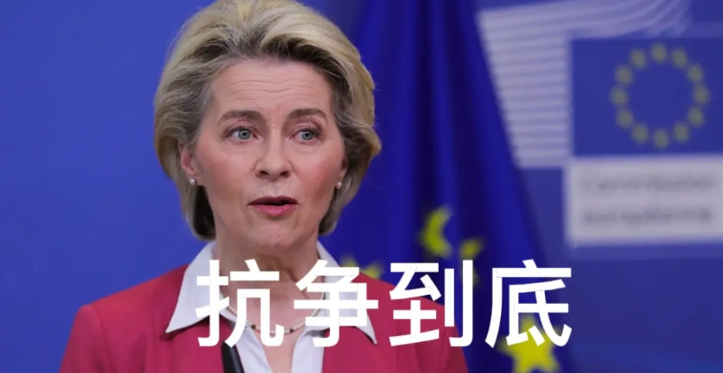 欧盟接到美国加征30%关税通知，冯德莱恩蒙圈了：冯德莱恩是个亲美派，在美国关税