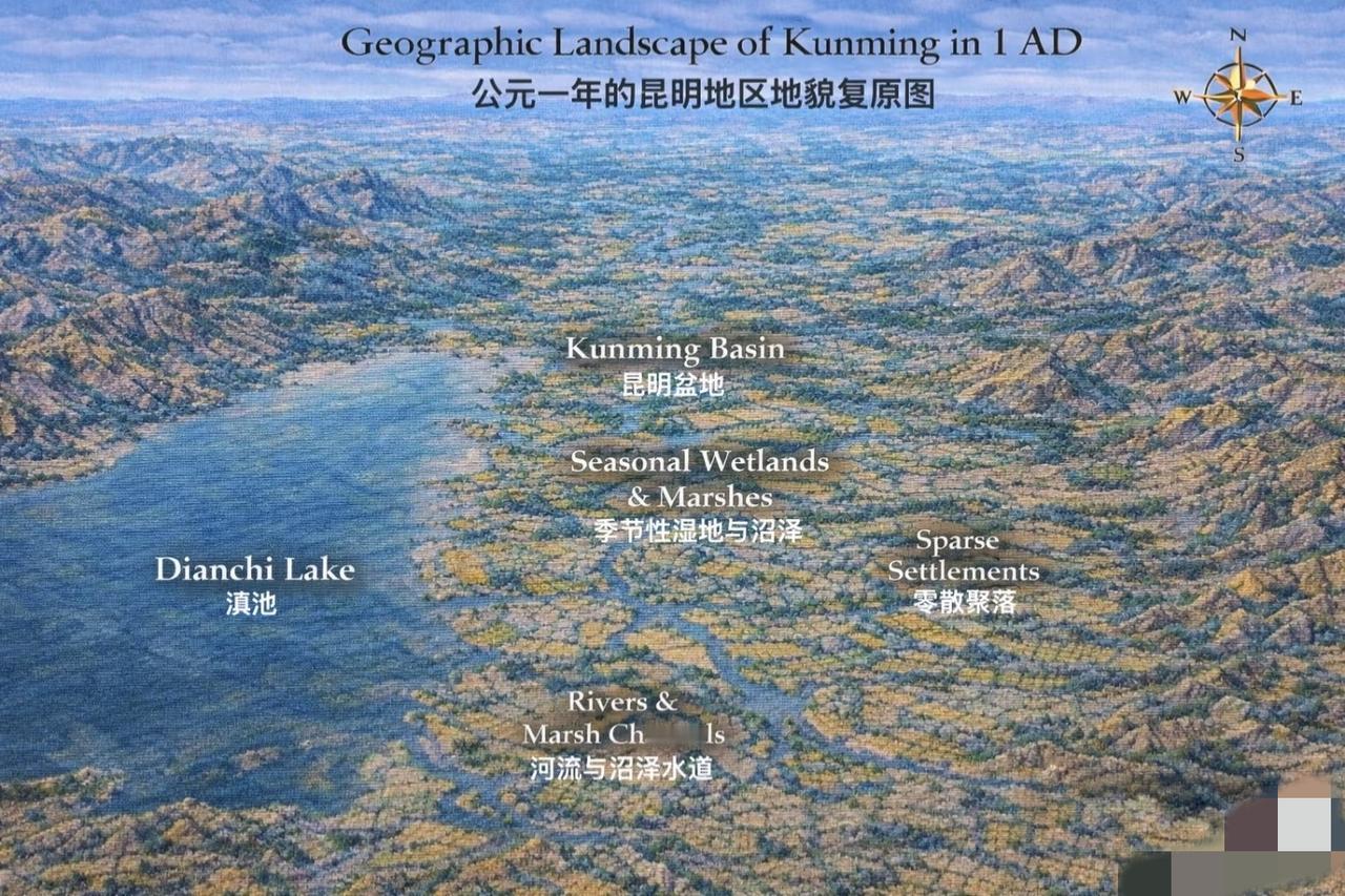 昆明本是云水乡，清代时进城的方式就是乘船，一路从滇池乘船可抵达篆塘、翠湖[笑