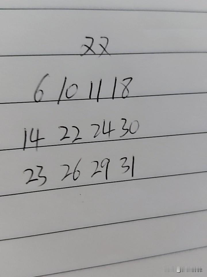 双色球26060期：这三组号码中，第一组06、10、11、18，只考虑一码，首先