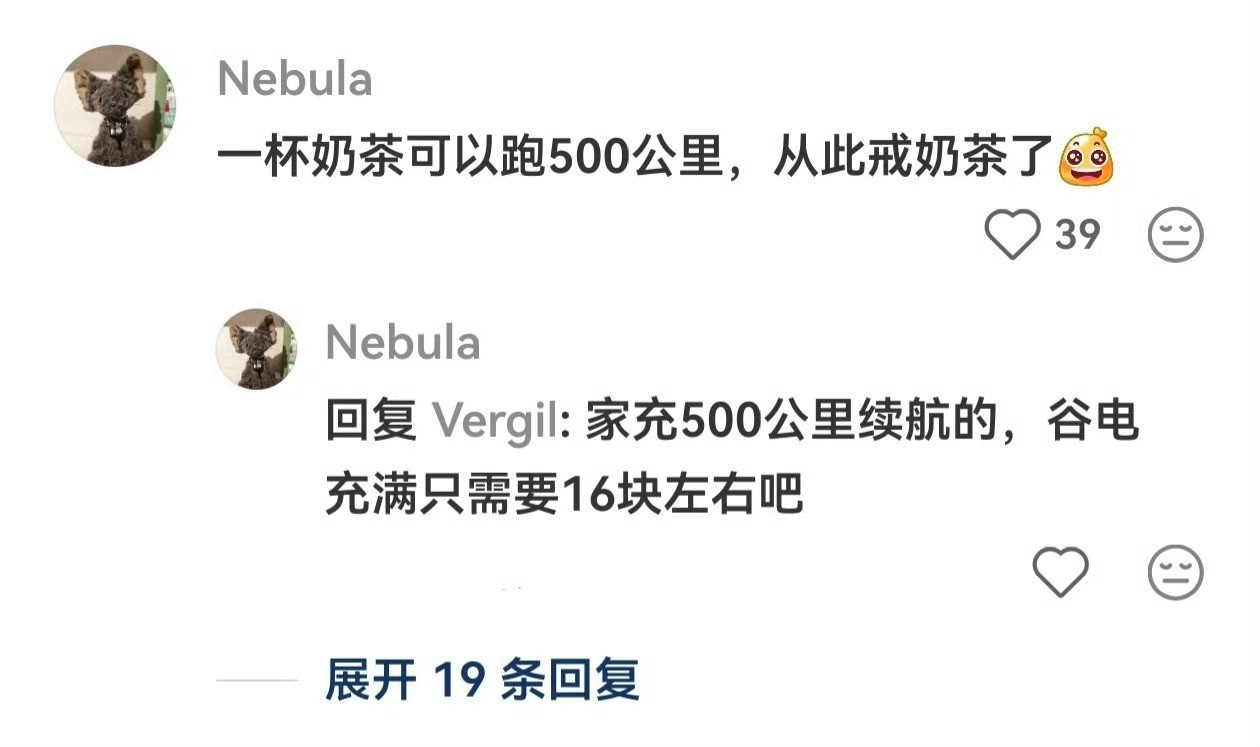 太真实了，这一位网友告诉你为什么要买电车。[吃瓜]​​​