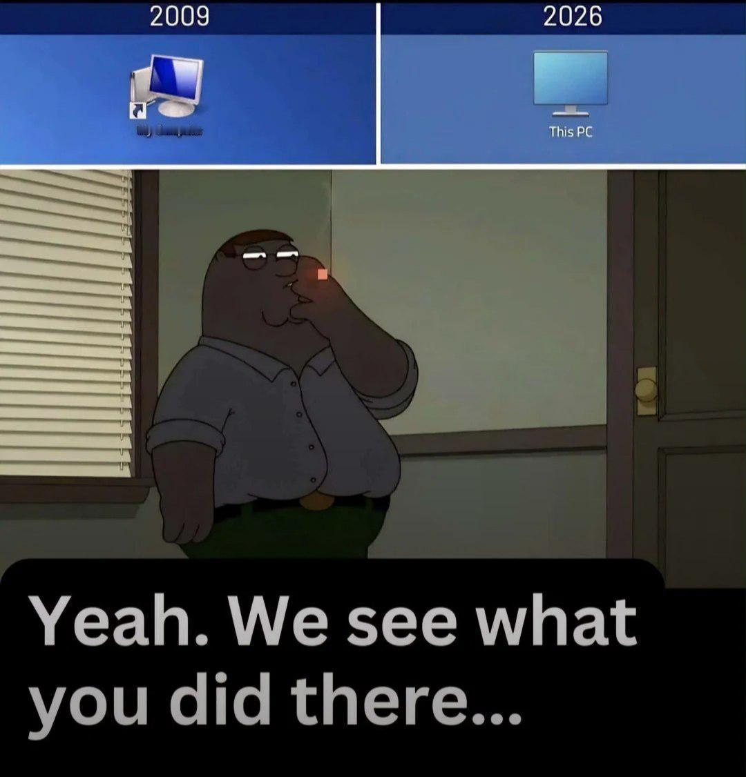 Windows10把‘我的电脑’图标改成了‘此电脑’，这是为了区分本地文件和