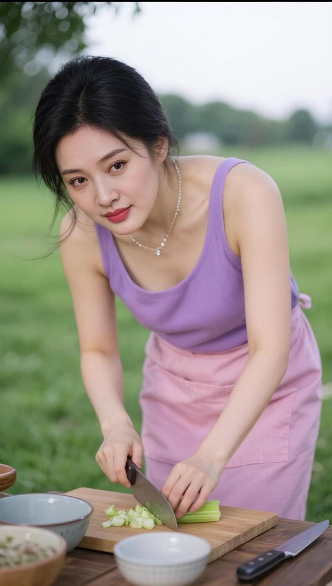 AI田园生活照抖音ai创作颜值在线自然美景写真照