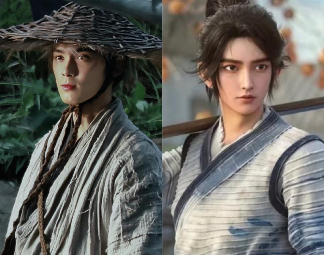 吴磊《剑来》造型路透，符不符合书粉的预期？这是吴磊几年来终于再次拍古装，少年