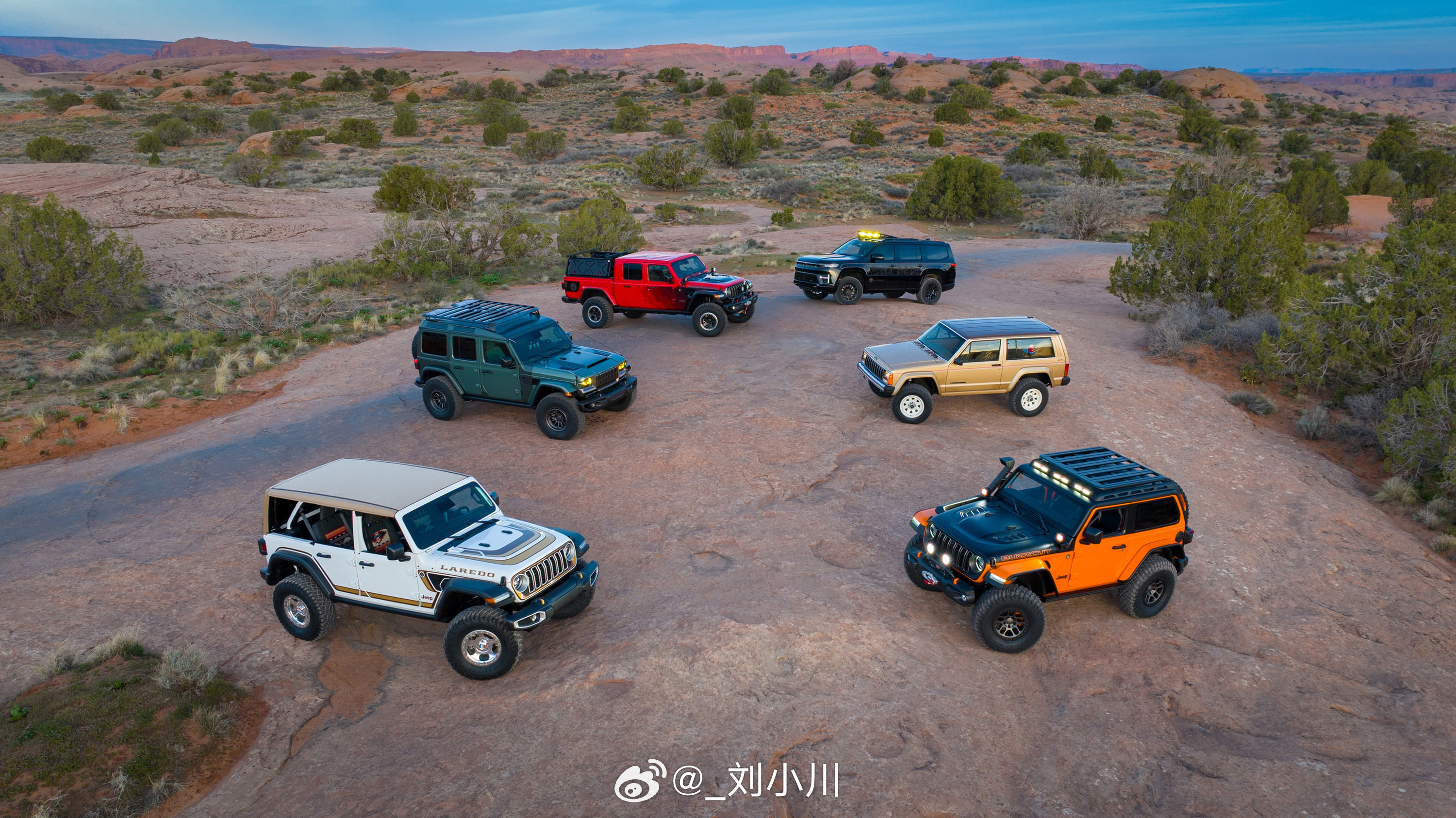 Jeep发布六款全新越野概念车Jeep发布六款全新越野概念车，六个不重样，每个