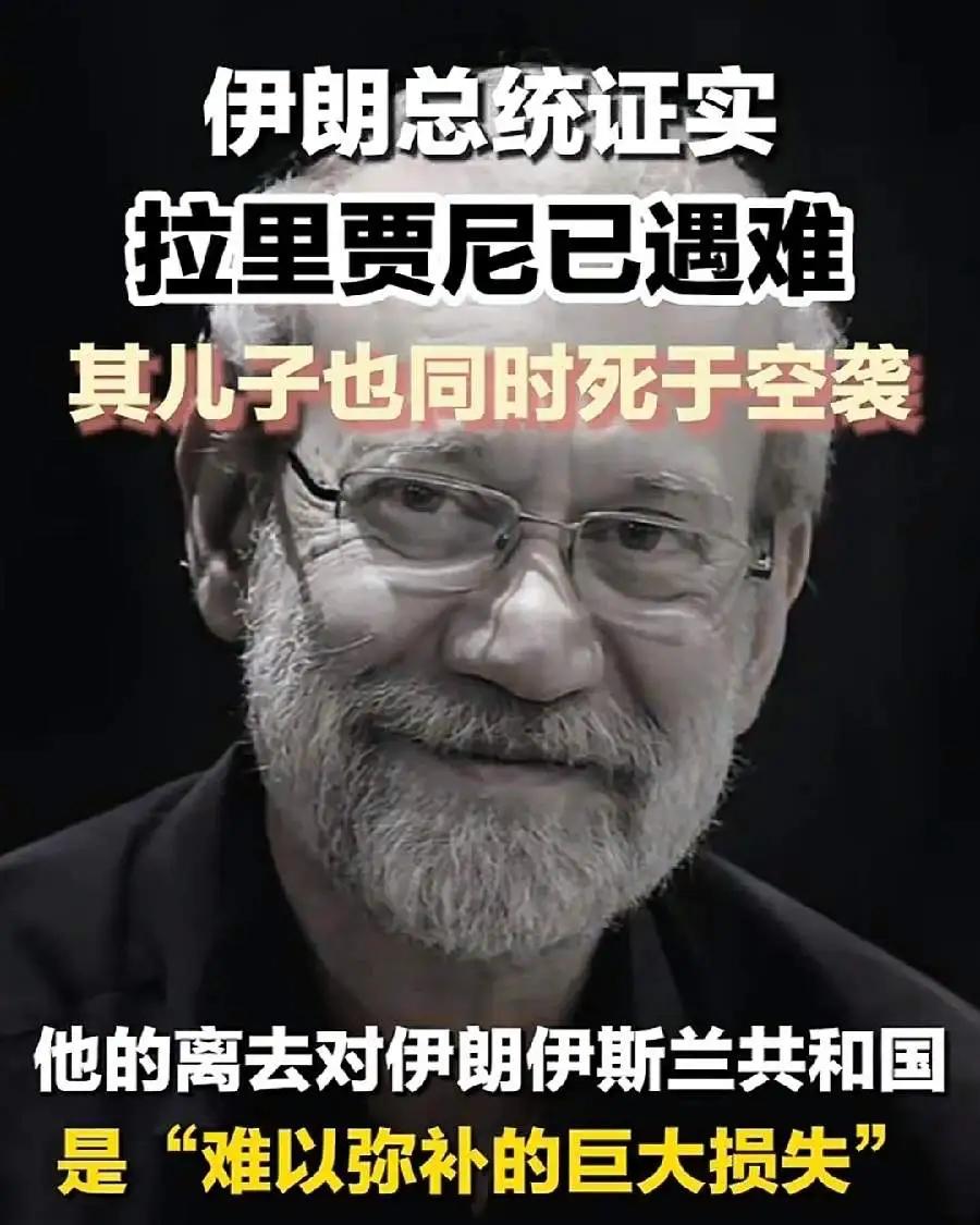 真她娘的不知道说什么好！拉里贾尼最终还是没躲过暗杀，和他儿子一起遇难了。让人