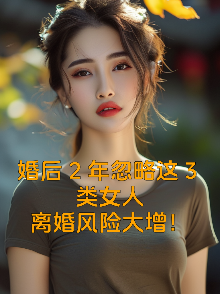 婚后2年忽略这3类女人，离婚风险大增！