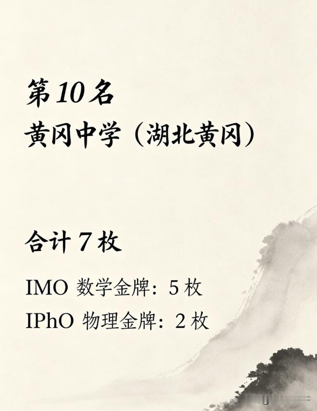 神仙打架：数理奥赛最强高中TOP10！国际数学、物理奥赛金牌就是中学理科实力最直