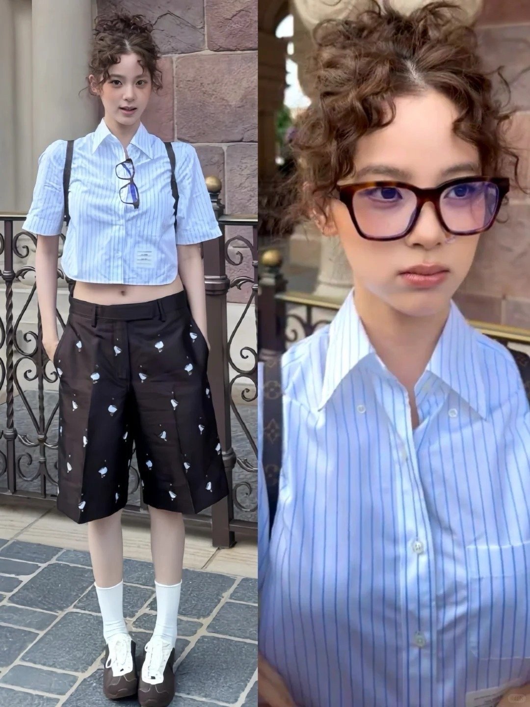 欧阳娜娜是不是转变风格了，这样的欧美风还挺好看的​​​