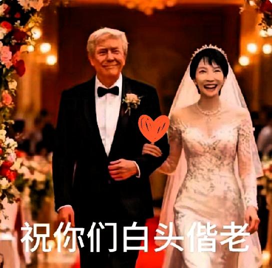 这下出名了不仅日本，全世界人民都知道了，谁能想到，日本前首相和特朗普贴贴引这么