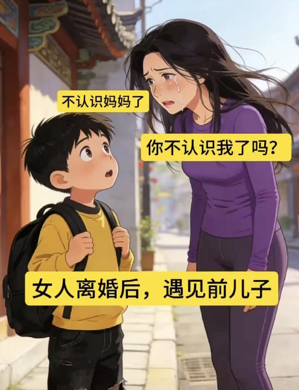 “小小年纪就懂得了，妈妈已经不再属于他了”[汗][汗]