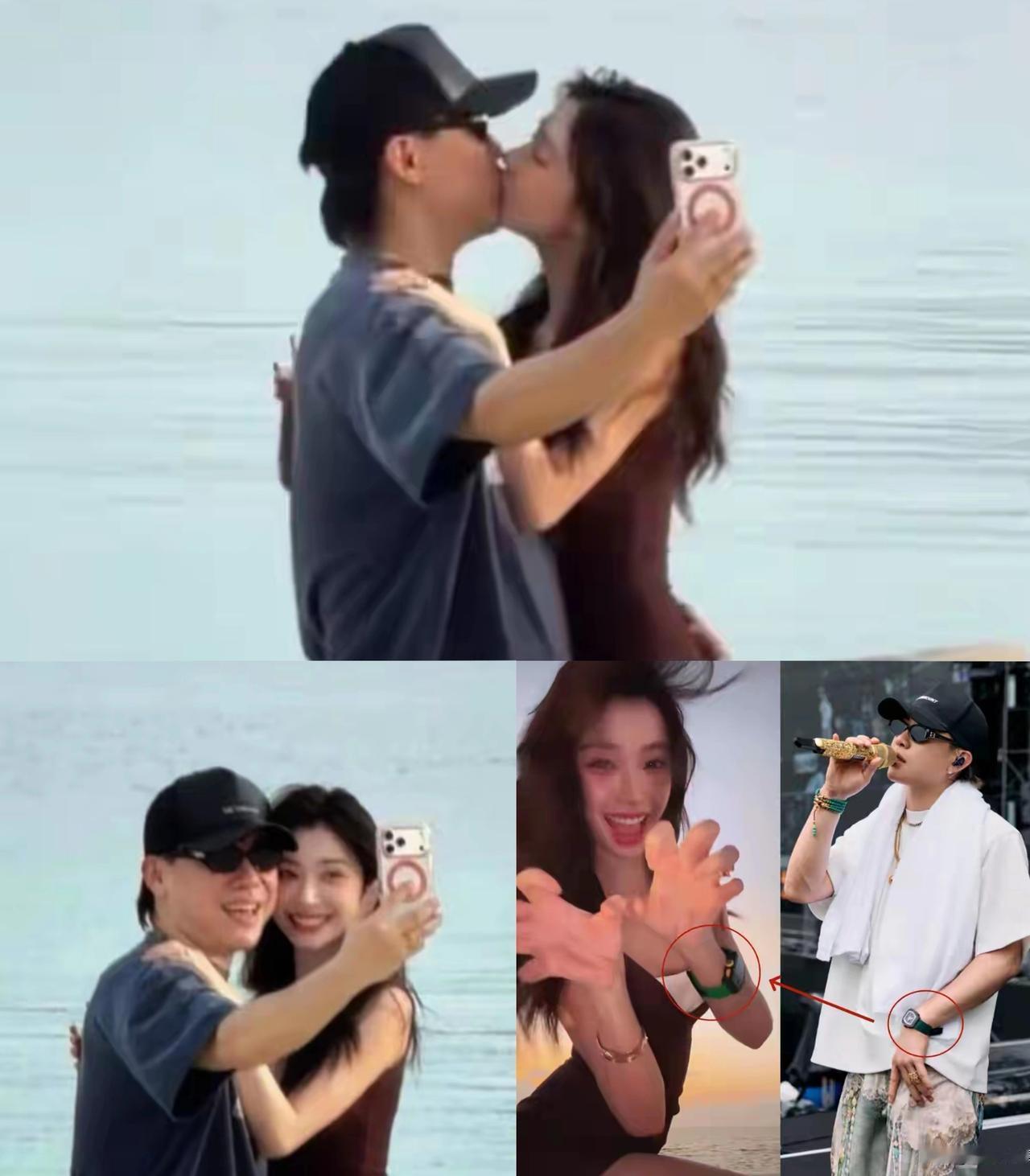 谁懂啊！早上刷到胡彦斌和易梦玲的马尔代夫拥吻视频，直接惊掉下巴！这俩人看着八竿子