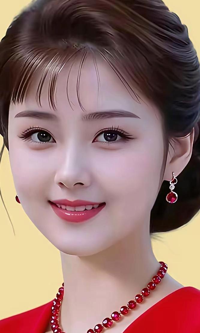 甜美可人的微笑，优雅动人！💖✨