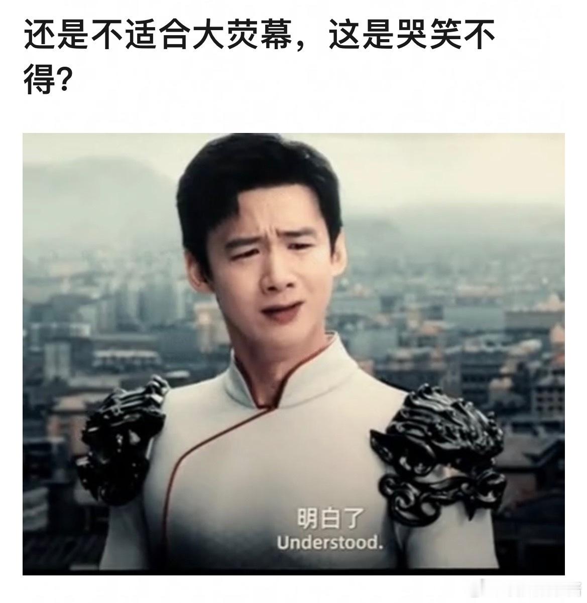 白敬亭的脸不适合大荧幕吧