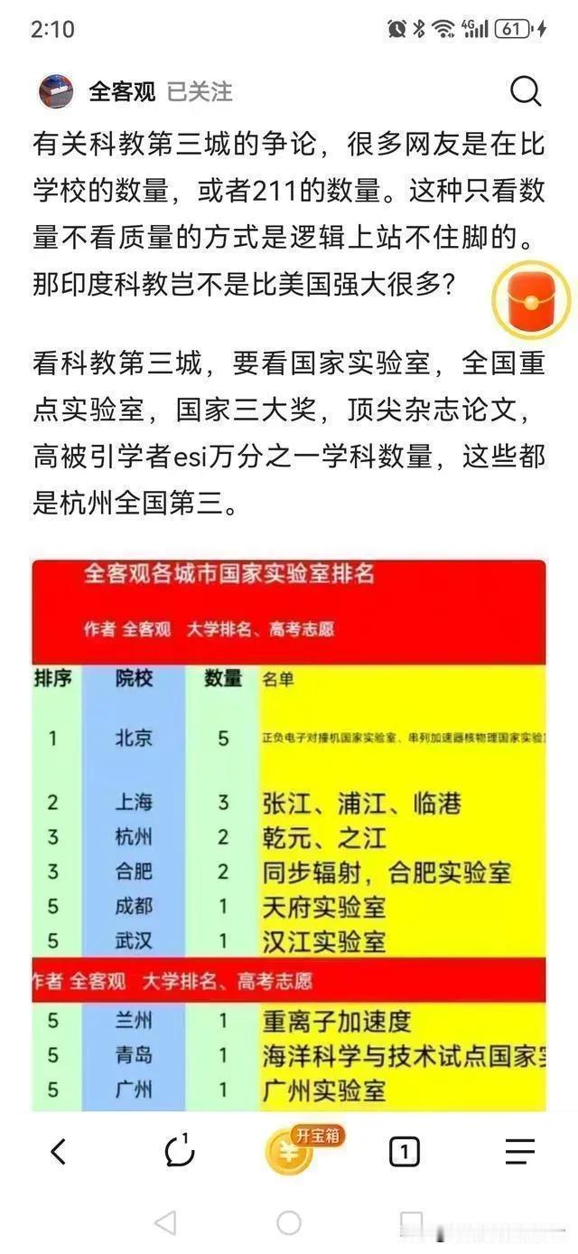 武汉的高教实力再强又如何？教出来的人才又留不住，不是证明武汉还差一些吗？