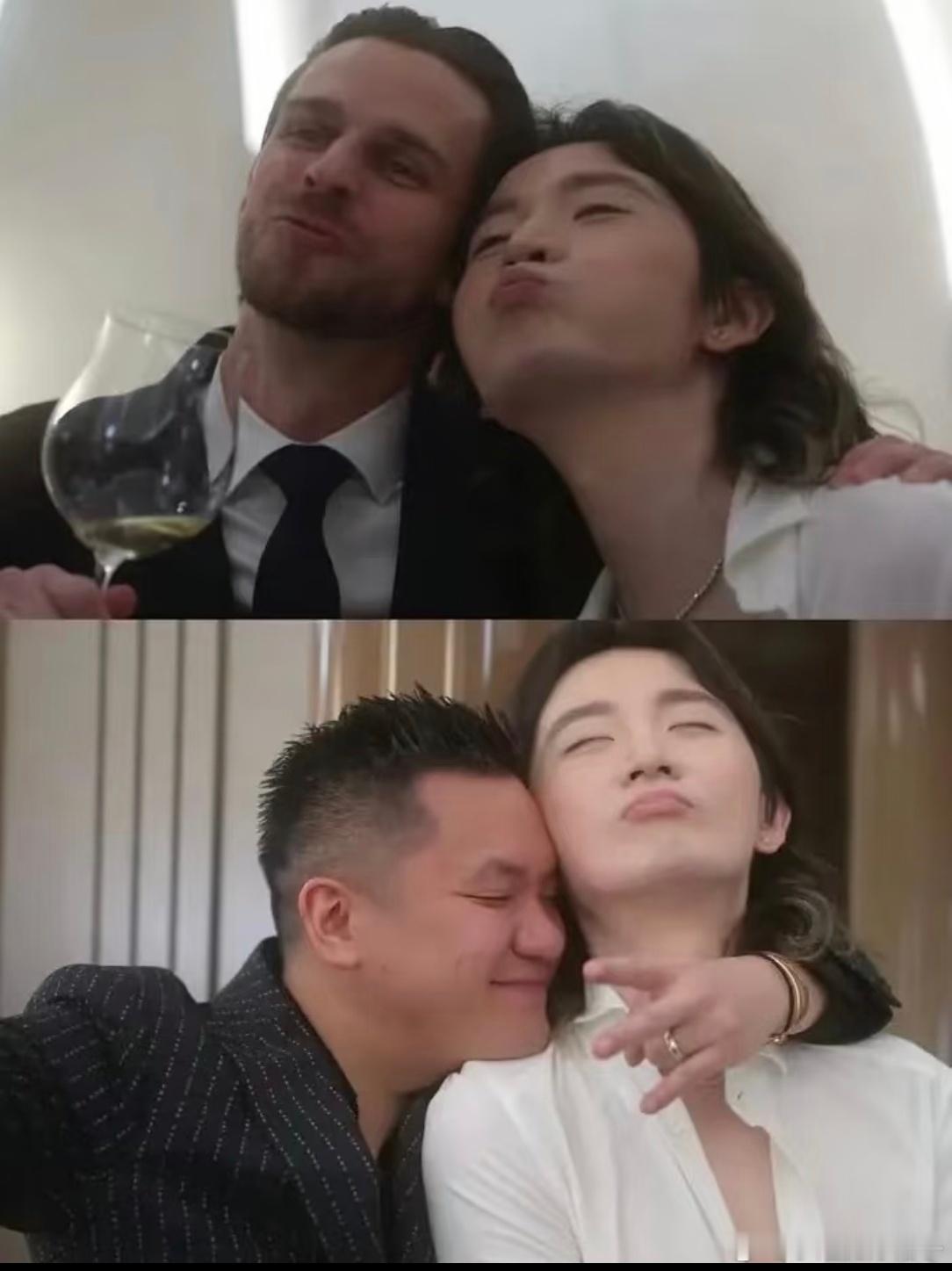 好利来大公子恋综蛙趣，他这是怎么了，还穿的女装。