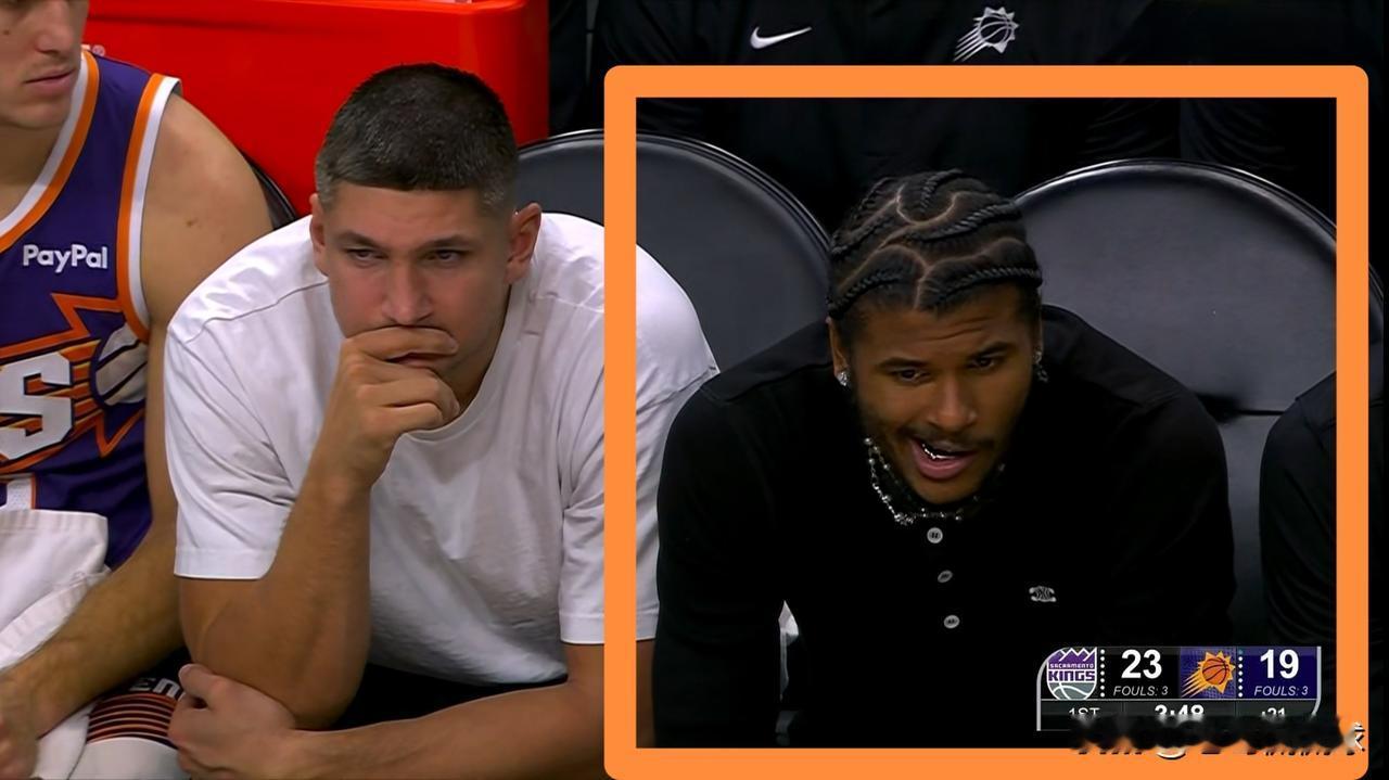 太阳超级后卫杰伦-格林真是愁眉不展！在今天太阳主场迎战国王的比赛中，当时比赛进行