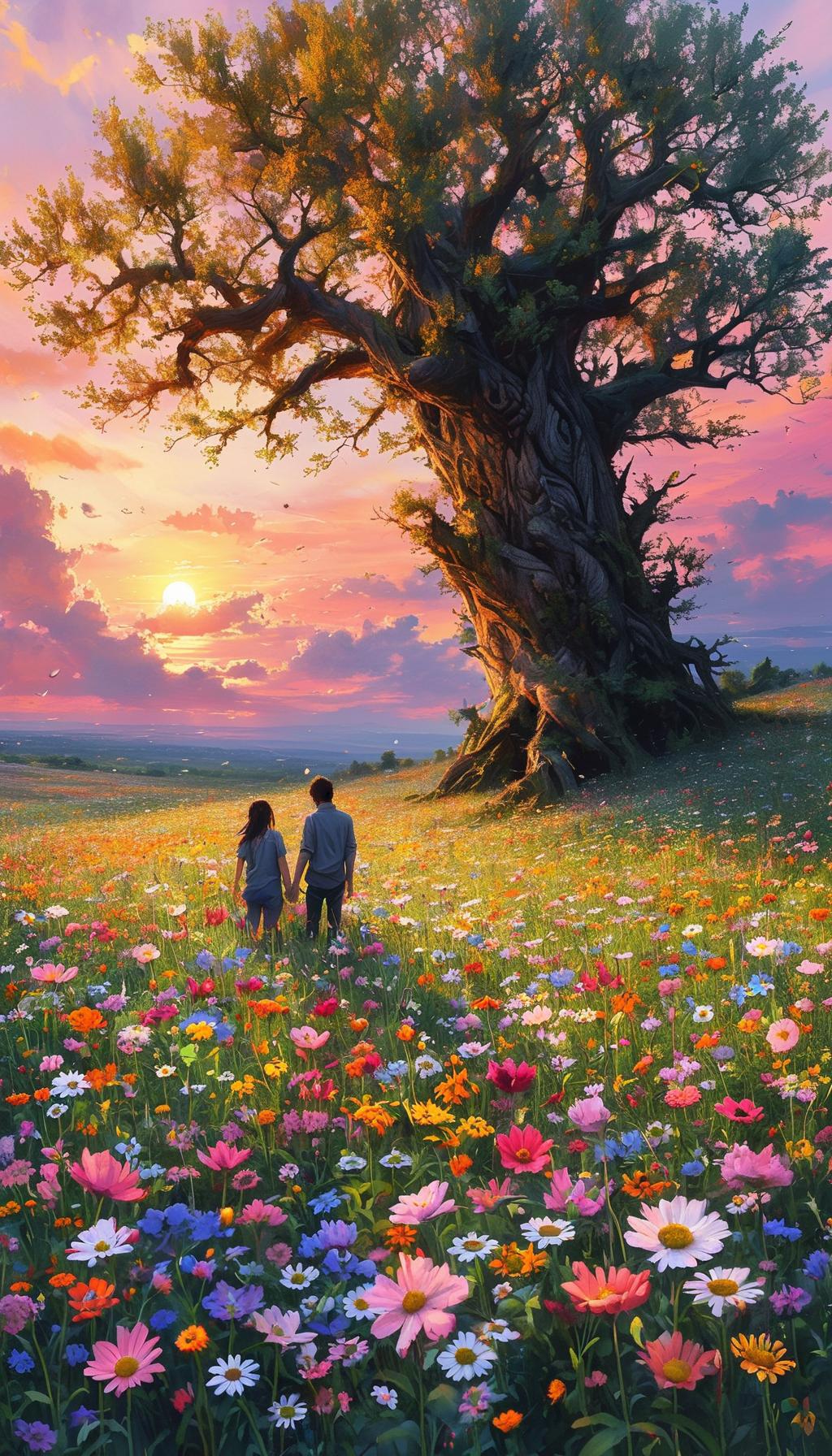 在我们的生活中，爱情似乎总是充满了甜蜜与苦涩交织的瞬间。有时候，我们会看到情侣间