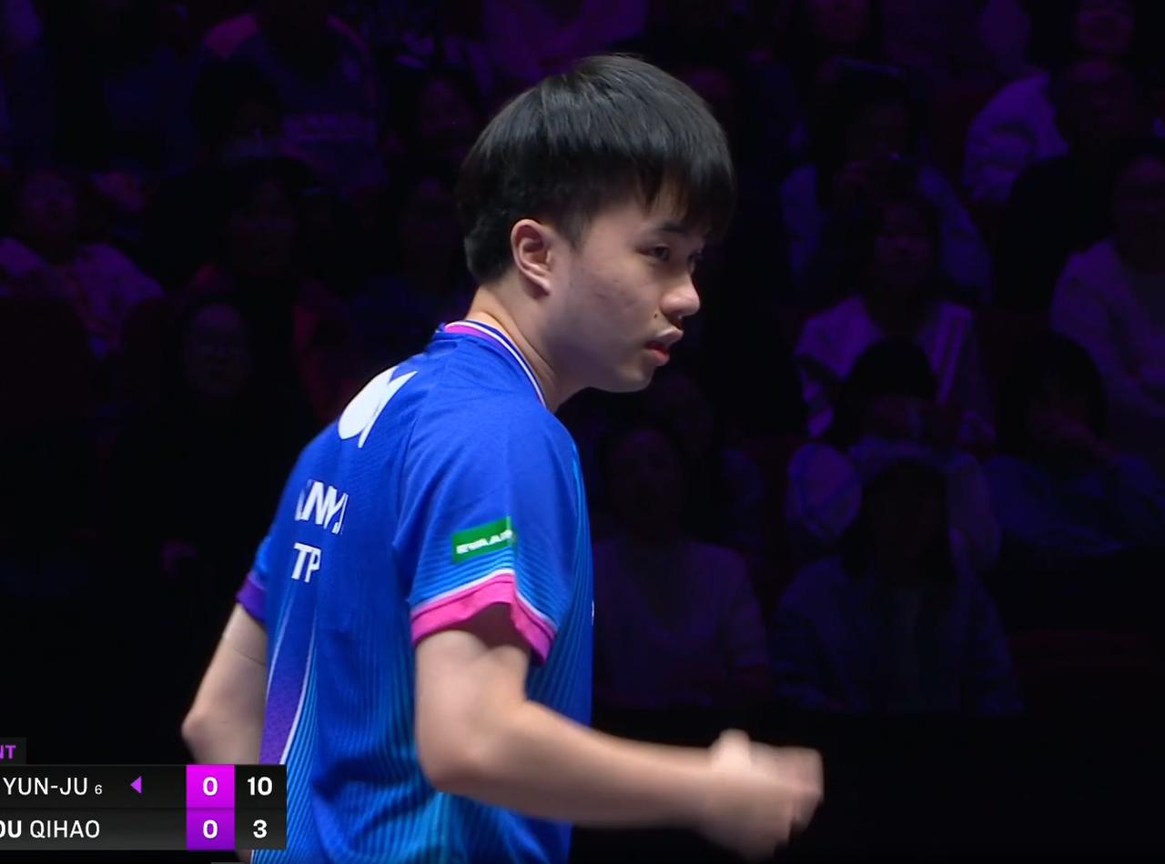 哎！周启豪的搓球质量太差了，否则林昀儒还真不是对手！两人是山东魏桥队友，非