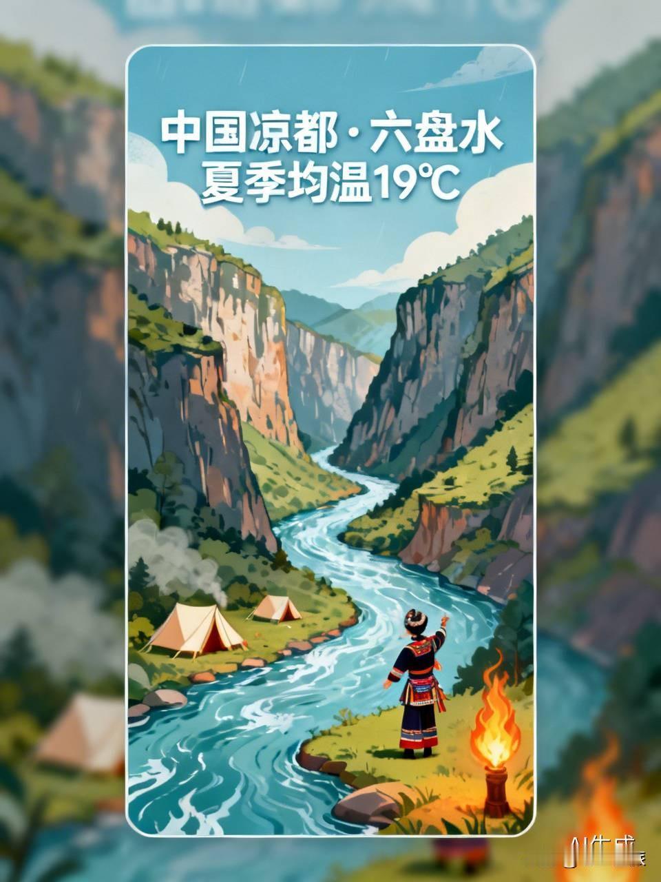 中国避暑胜地各有千秋，我最喜欢贵州六盘水。这里夏季均温仅19℃，是官方认证的“中