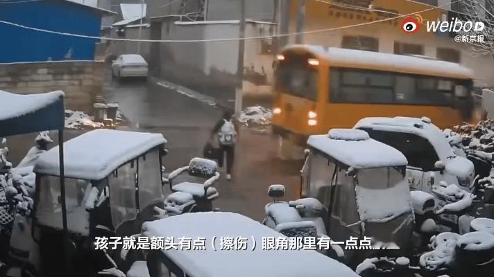 太可恶，这个货车司机简直太过分了，乡间小路没有红绿灯，还刚下了雪，他就开这么