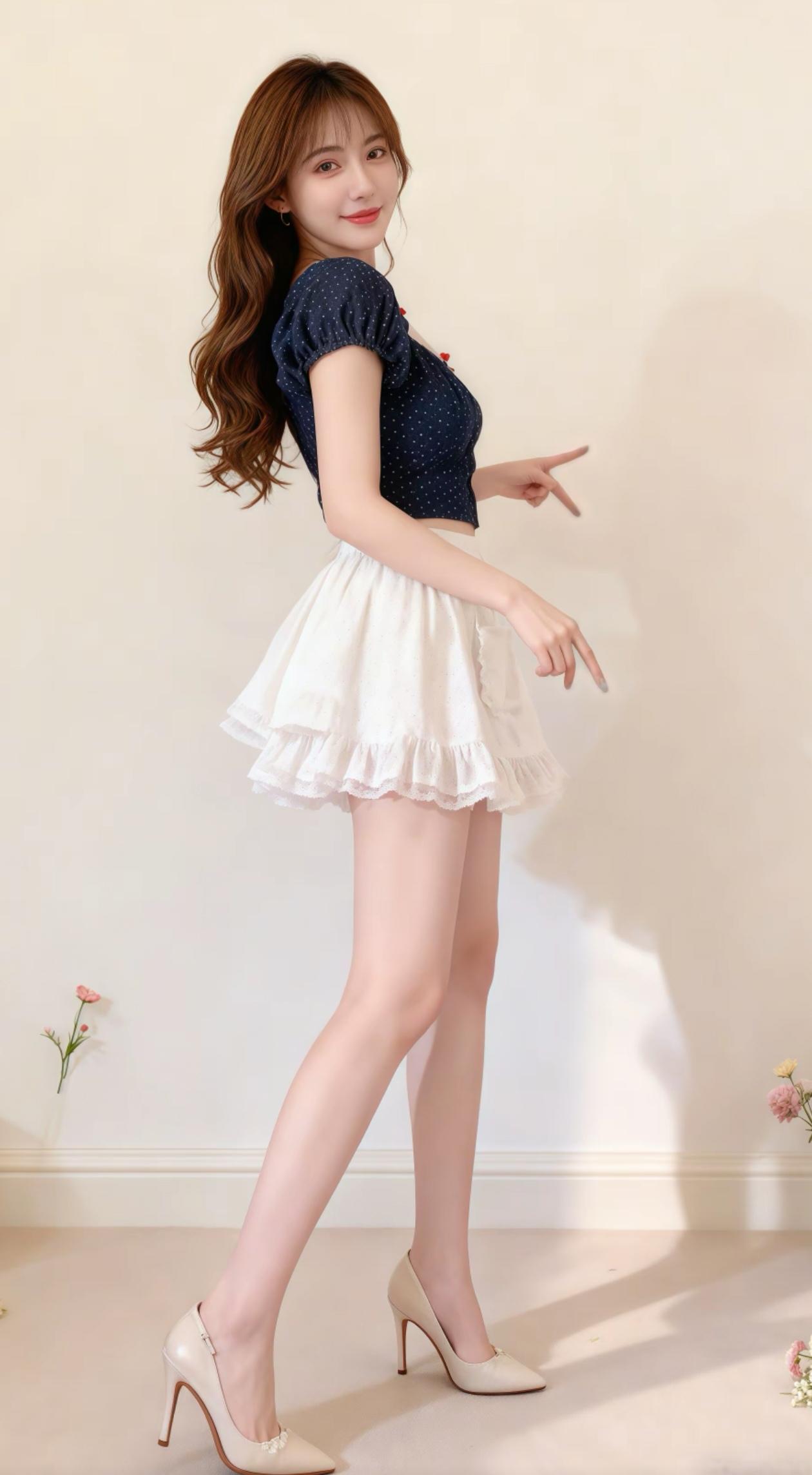 这样穿搭好甜美！！！