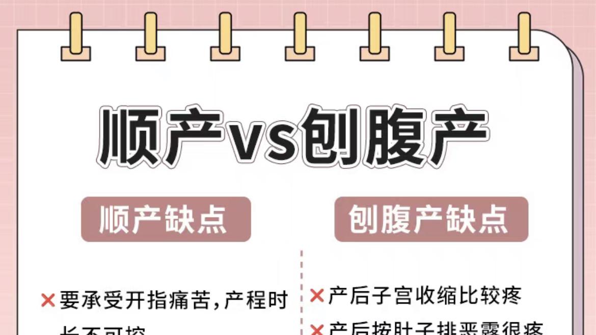 顺产疼还是剖腹产疼?过来人有话说!