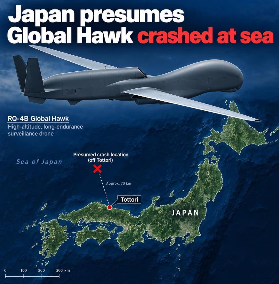 日本全球鹰坠海，事故还没查清，锅先甩给了中国，日本网民这种反应，说实话挺可笑的。9月15日，日本一架