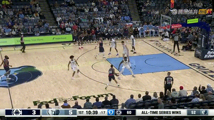 快船当家控卫哈登真是防不胜防！在今天快船客场挑战灰熊的比赛中，当时比赛进行到了第