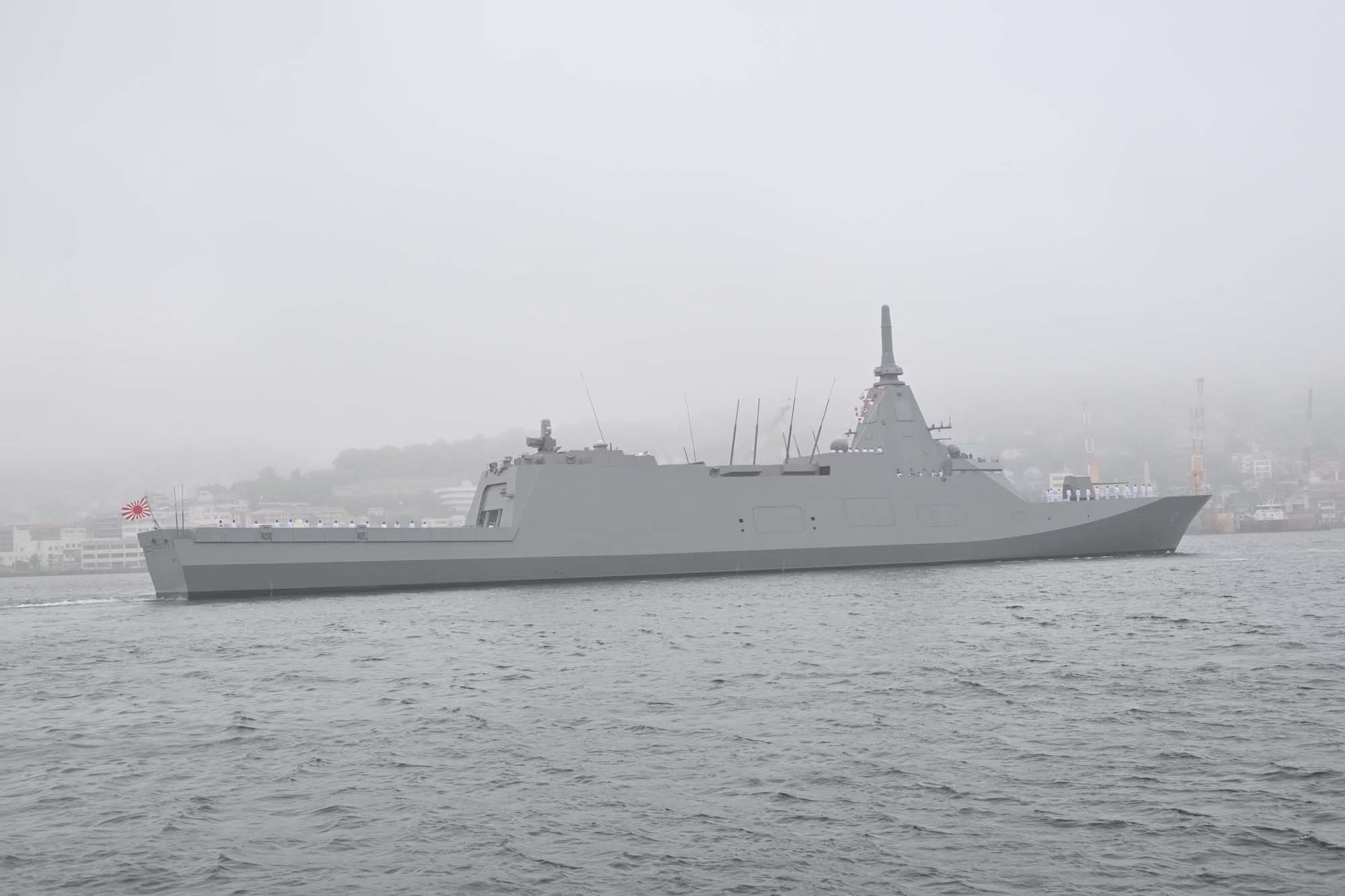 中外舰闻日本海自（JMSDF）30FFM9号舰（FFM-9）名取入列服役