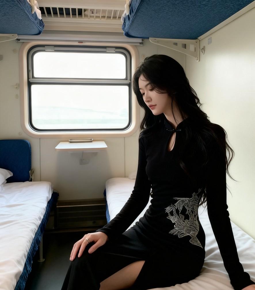 坐火车去异地见男朋友，心情有点激动💗，都说久别胜新婚，已经好久不见他，平时打